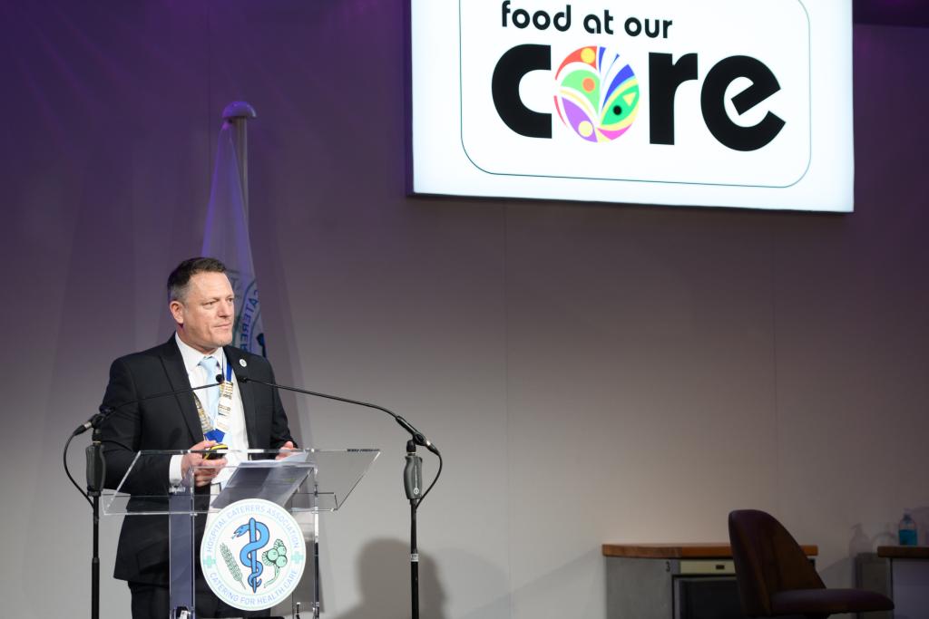 Hospital Caterers Association chair Iain Robertson Hospital Caterers Association chair Iain Robertson