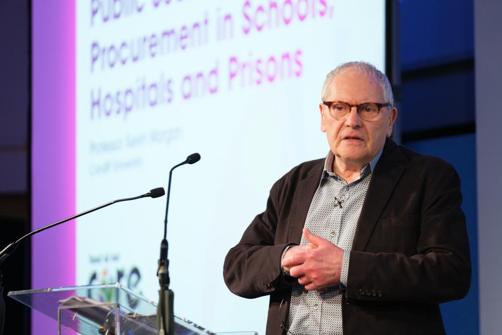 Professor Kevin Morgan claims hospital food is an ‘investment not a cost’